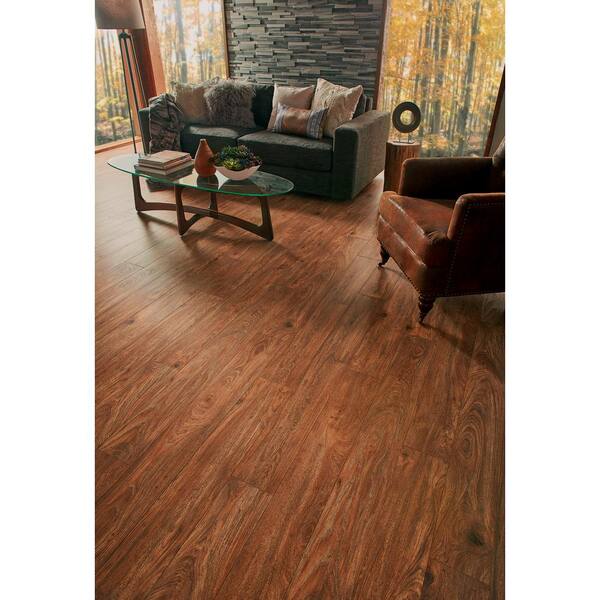 Lifeproof Warm Cinnamon Hickory 12 Mm Thick X 6 1 In Wide 47 64 Length Laminate Flooring 14 13 Sq Ft Case 361241 25637wr The Home Depot Lifeproof Warm Cinnamon Hickory 12 Mm, Warm Laminate Flooring