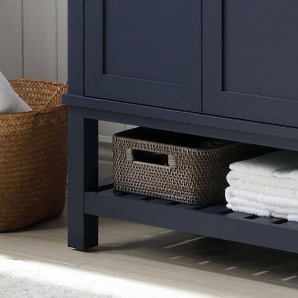 Home Decorators Collection Tupelo 30 in. Single Sink Midnight Blue