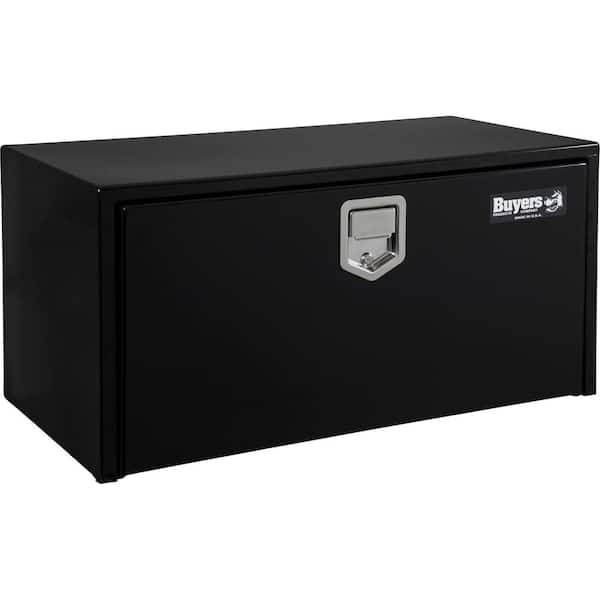 Buyers Products Company 18 in. x 18 in. x 24 in. Gloss Black Steel Underbody Truck Tool Box