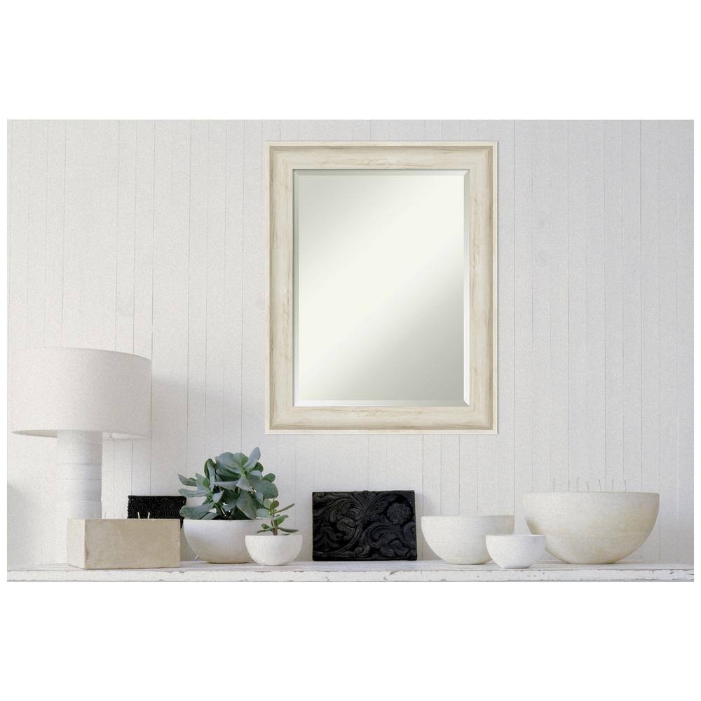 Regal Birch Cream Rectangular Bathroom Vanity Wall Mirror
