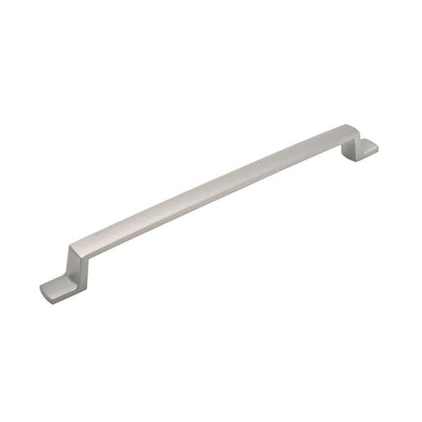 HICKORY HARDWARE Rotterdam Collection 8 in. (203 mm) Center-to-Center Satin Nickel Finish Cabinet Door and Drawer Pull