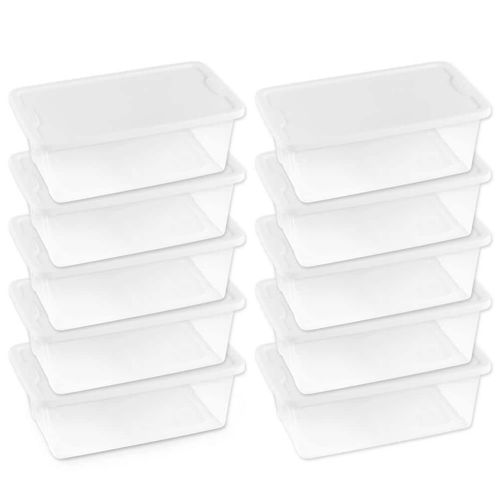 Sandals Box With Lids Shoe Racks for Footwear Organization -Space Saving Sneaker Storage Men and Women Plastic Containers for Sneakers Clear Shoe Storage Boxes -Set of 4 Stackable Shoe Boxes Heels