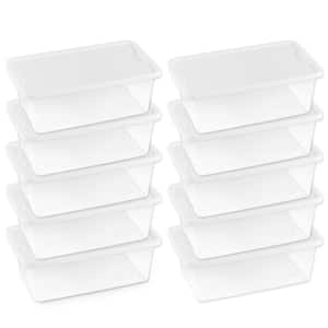 1-Pair Clear Plastic Shoe Boxes