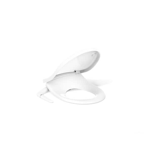 Purewash M250 Non-Electric Bidet Seat for Round Toilets in White