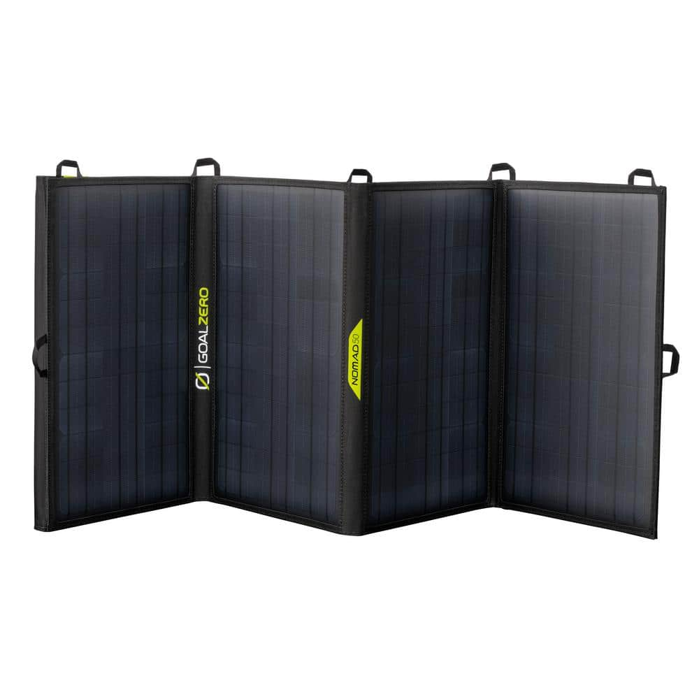 Goal Zero Nomad 50-Watt Monocrystalline Solar Panel Breifcase 11920 ...