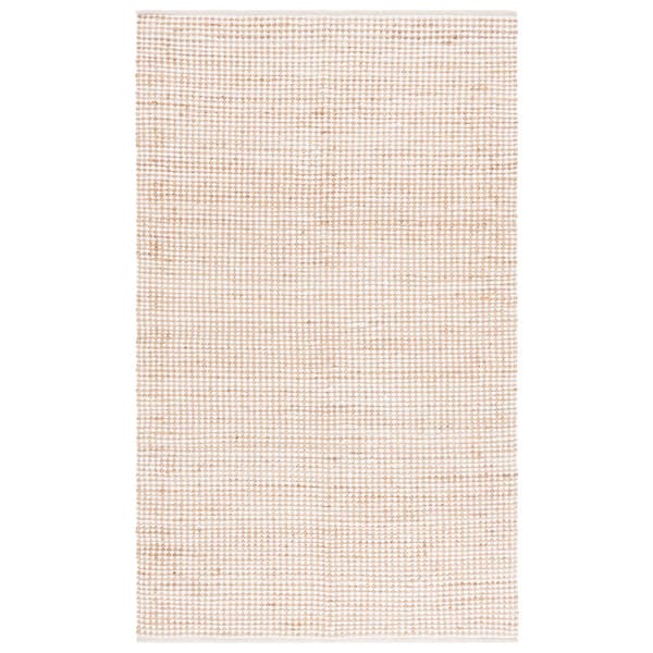 Cape Cod 3 ft. x 5 ft. Natural/Ivory Distressed Abstract Area Rug