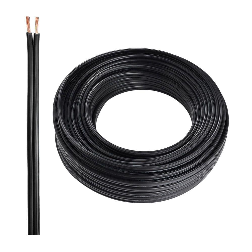 Vrbgify Low Voltage Landscape Wire 100 ft. 12/2 Gauge Black
