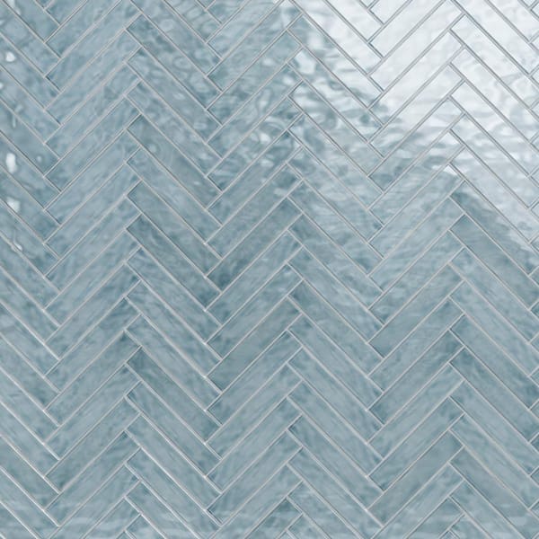Ivy Hill Tile Newport Light Blue 2 in. x 10 in. x 11mm Polished Ceramic Subway Wall Tile (40 pieces / 5.38 sq. ft. / box)