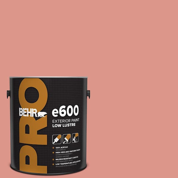 BEHR PRO 1 gal. #180D-4 Coral Serenade Low Luster Exterior Paint