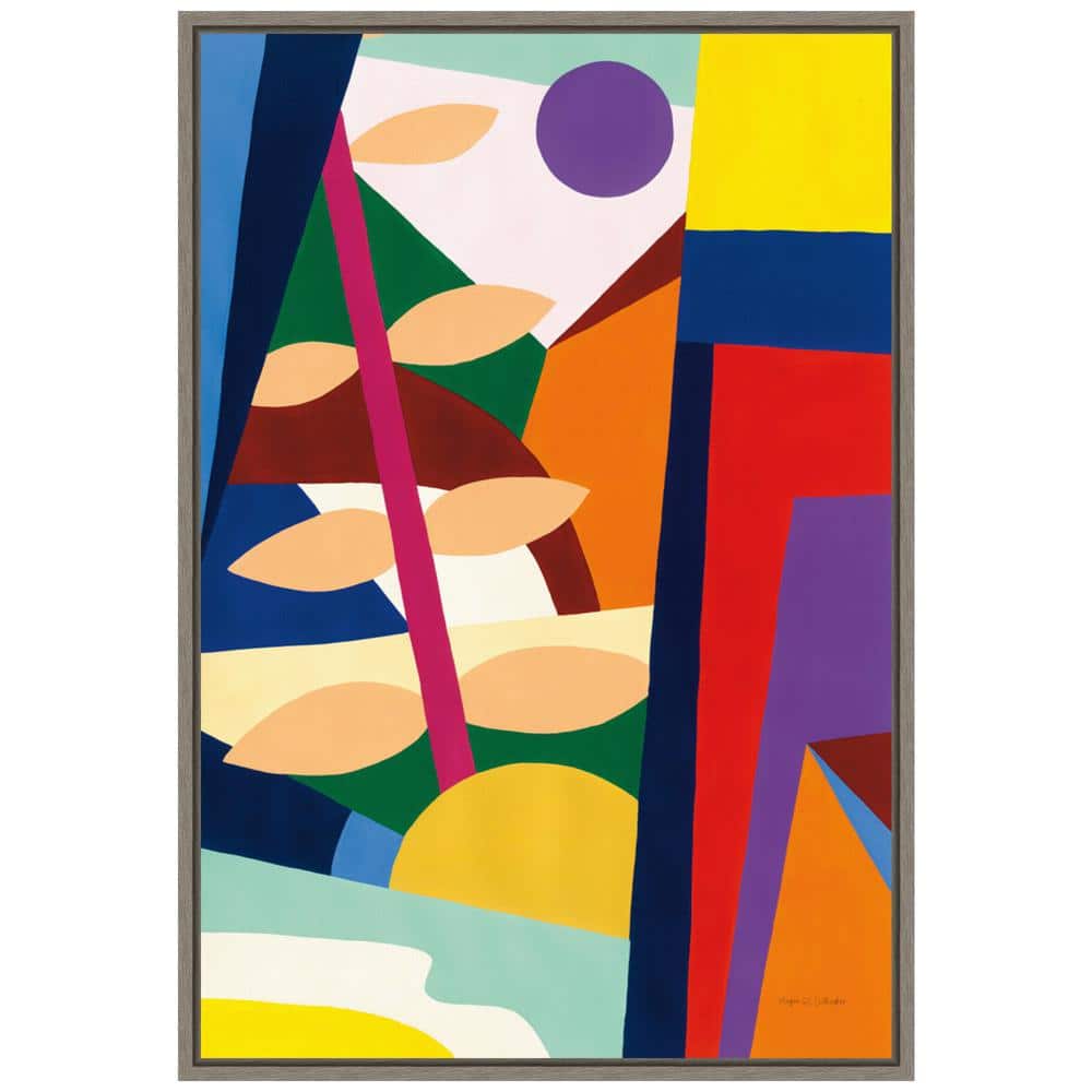 Amanti Art "Wake Up and Be Bold" by Megan Gallagher 1 Piece Floater Frame Canvas Transfer