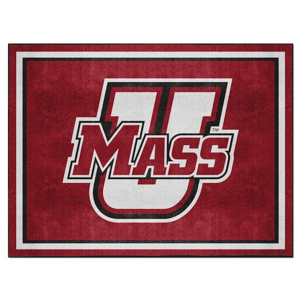 FANMATS NCAA - University of Massachusetts Red 10 ft. x 8 ft. Indoor Rectangle Area Rug