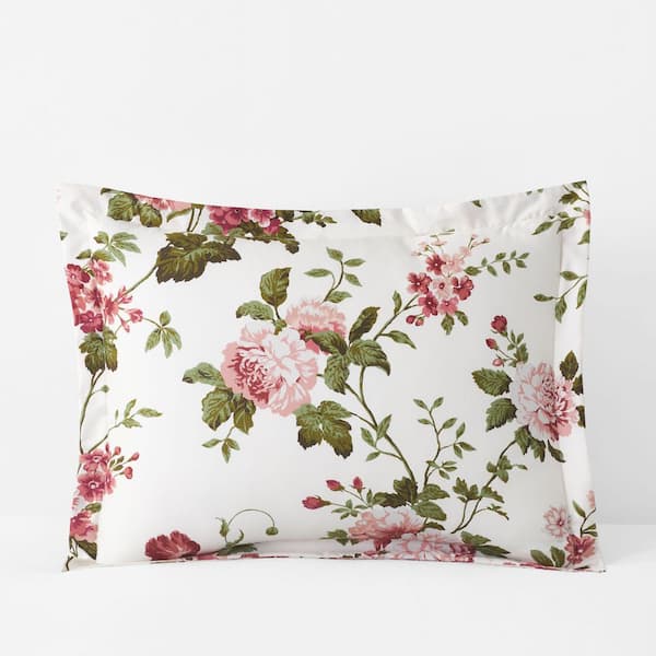 Legends Hotel Victorian Bloom Wrinkle-Free Ivory Multi Sateen Sham