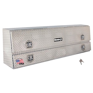 72 in. Diamond Tread Aluminum Top Mount Contractor Truck Tool Box