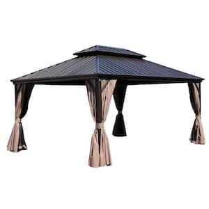 Kozyard Alexander 10ft.d X 9ft.h X 12ft.w Aluminum Hardtop Gazebo With 