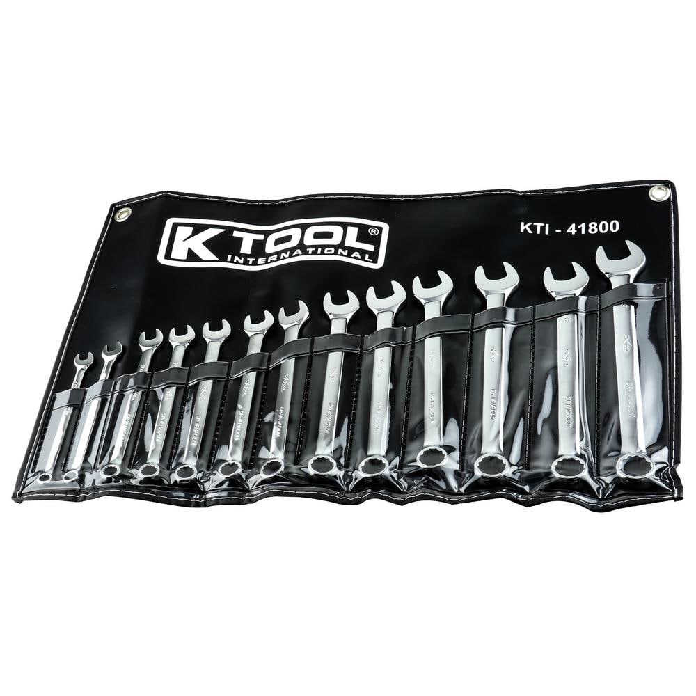 K Tool International Wrench Set (13Piece) KTI41800 The Home Depot