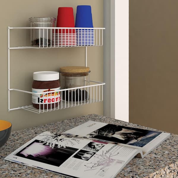12.5 in. 2-Tier Storage Rack