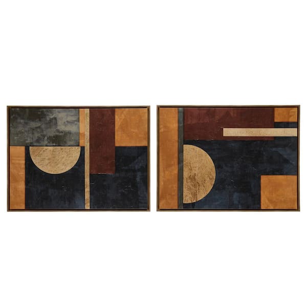 Jeweled Geo by Katija Bjelajac Framed Art Print 36 in. x 27 in.