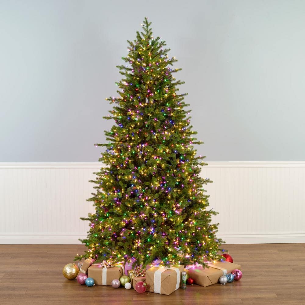7.5-Foot Green Pre-lit Princeton Fraser Fir Artificial Christmas Tree with LED Lights
