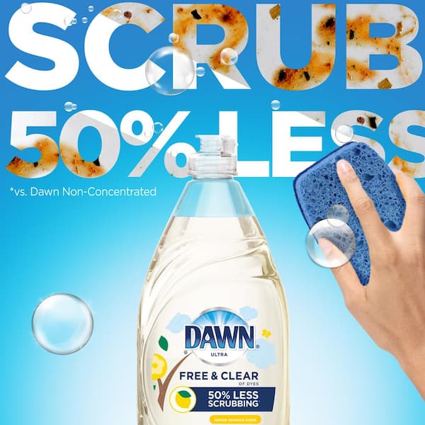 Free & Clear Dish Soap Powered By Plants And Made Without Dyes & Fragrances  - ECOS®