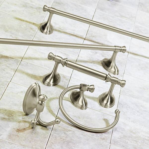 Satin Nickel BH26530G10 Amerock BH26530-G10 Saybrook Collection Tissue Roll Holder 