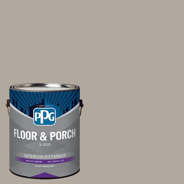 1 gal. PPG1000-3 FieldsTone Satin Interior/Exterior Floor and Porch Paint