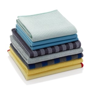 20 in x 16 in. Microfiber Home Cleaning Cloth - 8 Cloth Set