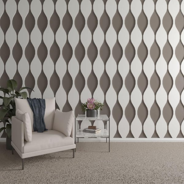 Ekena Millwork Ozark 47 in. H x 0.625 in. W Slatwall Panels in PVC 9-Pack