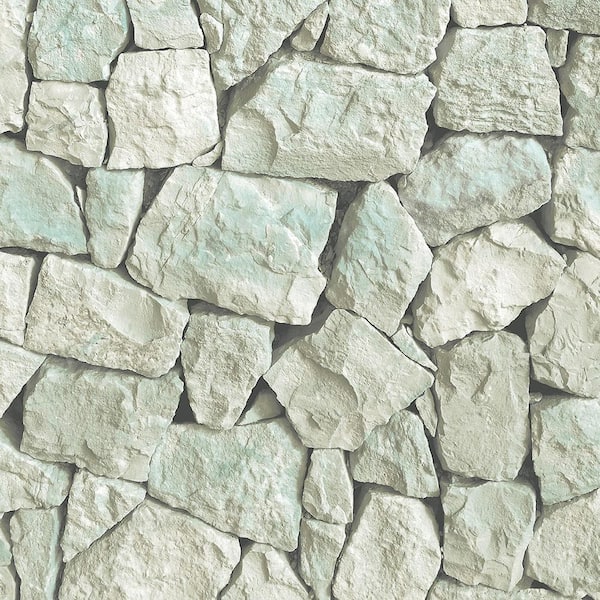 Spanish Stone Vinyl Strippable Roll Wallpaper (Covers 56 sq. ft.)