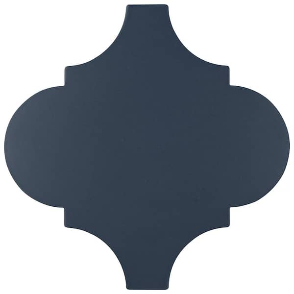 Merola Tile Provenzale Lantern Dark Bleu 8 in. x 8 in. Porcelain Floor and Wall Tile (1.04 sq. ft./Pack)