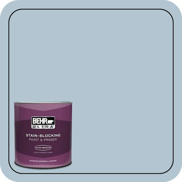 BEHR ULTRA 1 qt. #MQ5-50 Opal Waters Extra Durable Eggshell Enamel Interior Paint & Primer