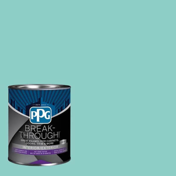 1 qt. PPG1231-4 Tropical Holiday Semi-Gloss Door, Trim & Cabinet Paint