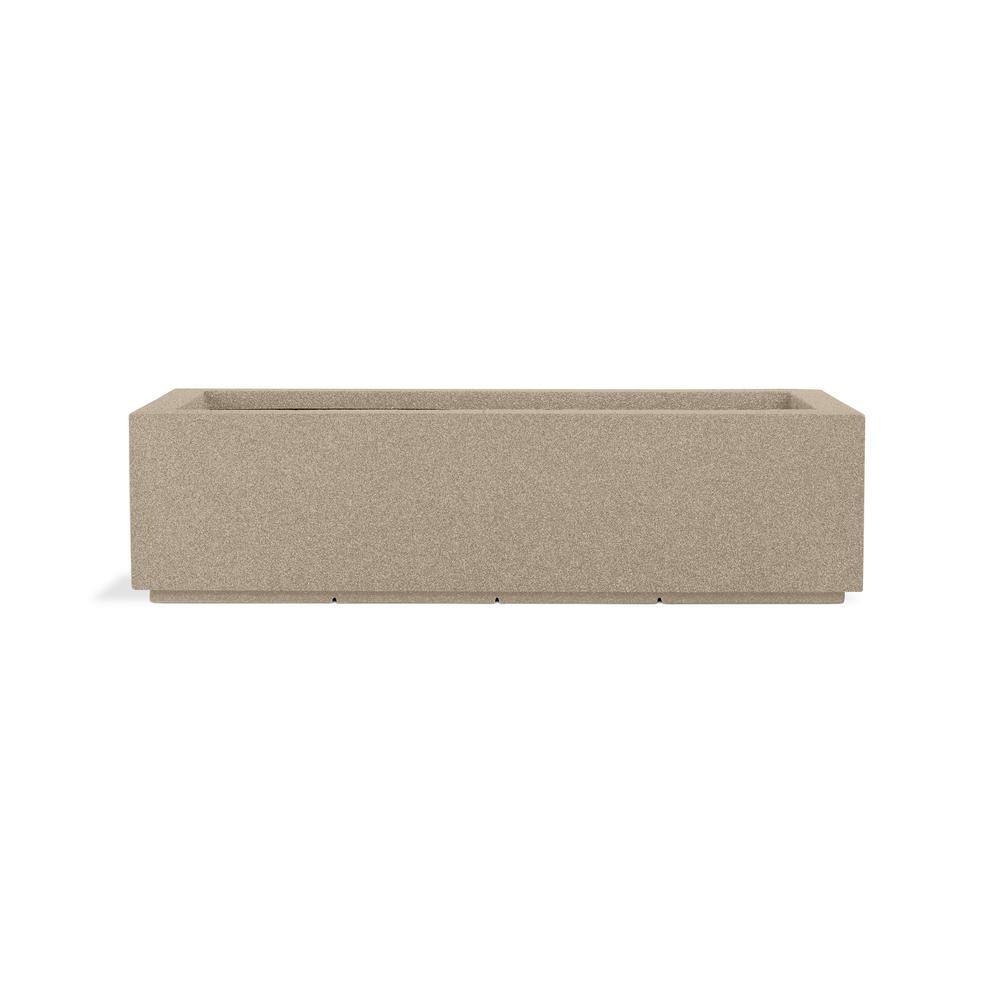 Sandstone Granite Extra Large Rectangular Polymer Planter