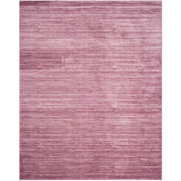 Vision 10 ft. x 14 ft. Grape Solid Color Area Rug