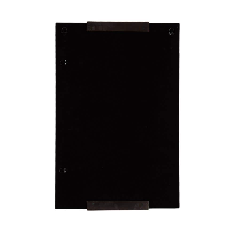 Bronze Frameless Rectangular Wall Mirror with Beveled Edges