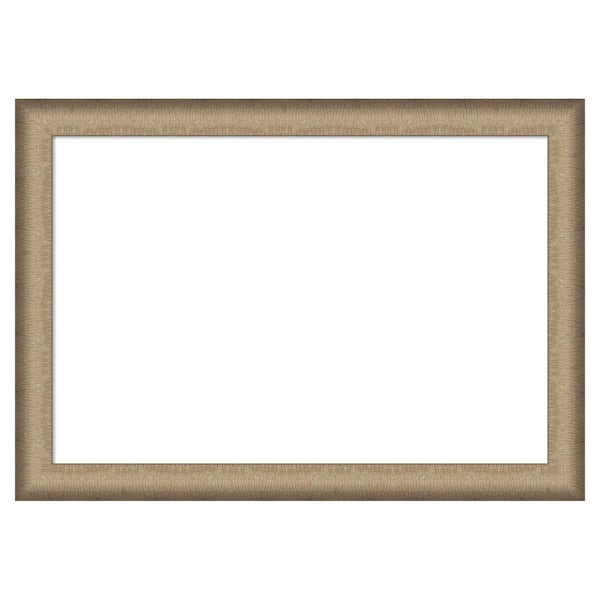 Amanti Art Elegant Brushed Bronze 41 in. x 29 in. Polystyrene Framed Dry Erase Magnetic Memo Board