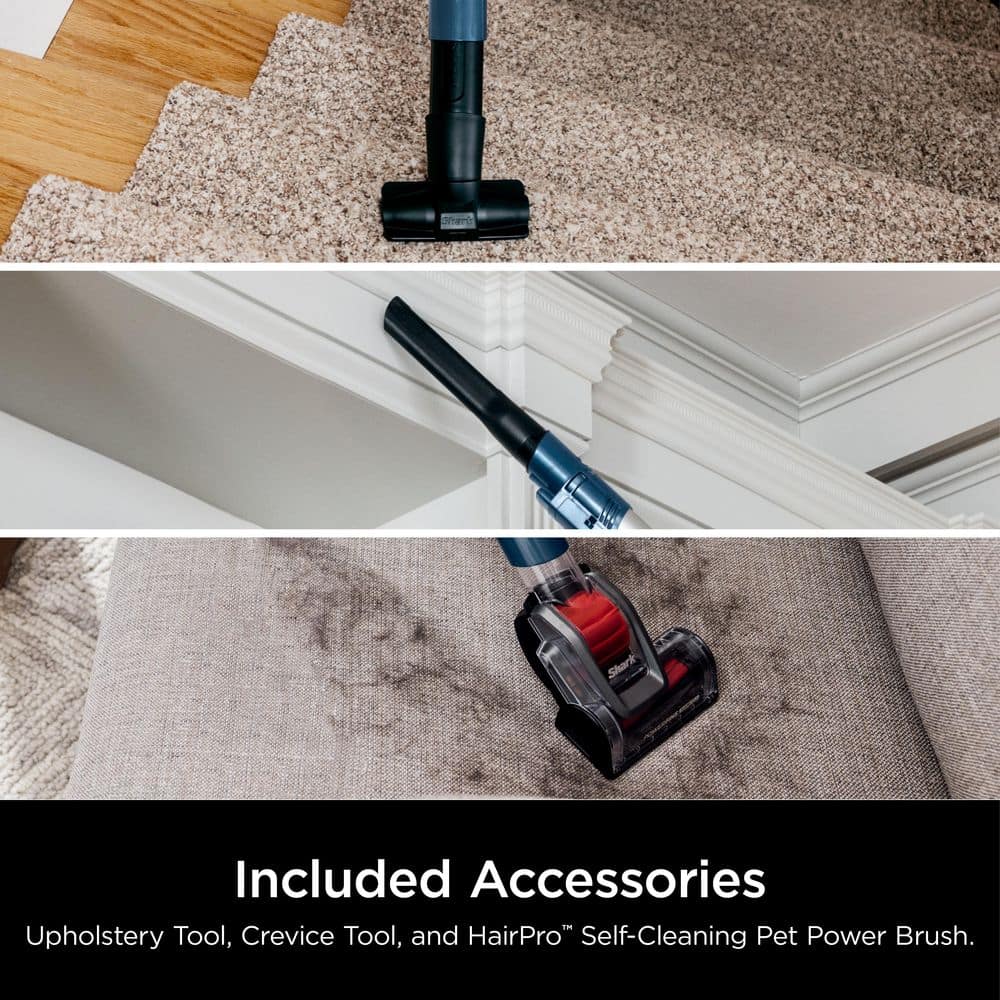 Shark Stratos Blue Upright Bagless Vacuum with HEPA Filter