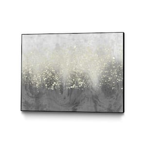 30 in. x 40 in. "Glitter Swirl I" by Jennifer Goldberger Framed Wall Art