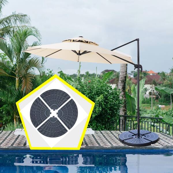 bcp plastic patio umbrella base Best Choice Products Fillable Stand Round Sunburst Umbrella Base Stand, Pole Holder for Outdoor, Lawn w/ 55lbs Weight Capacity, Adjustment Knob : Patio, Lawn & Garden Make an addition to your yard like no other Sunnydaze Decor Durable Plastic Patio
