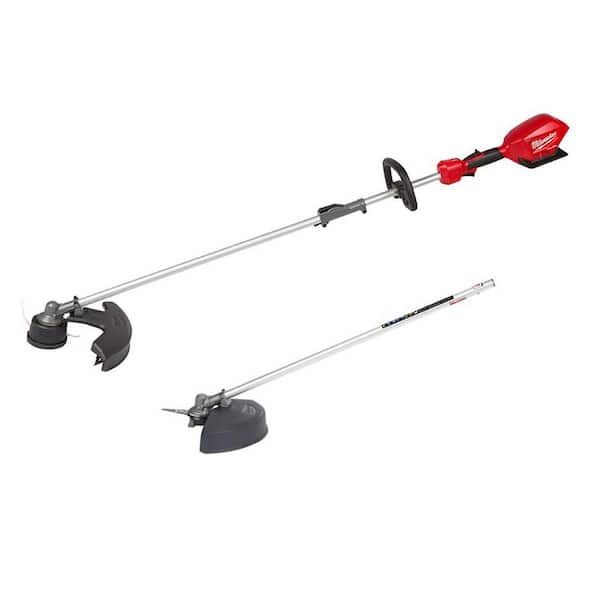 Milwaukee M18 18V Lithium-Ion Brushless Cordless String Grass with M18 FUEL Brush Attachment 2825-20ST-49-16-2738 - The Home Depot