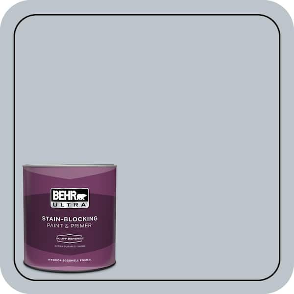 BEHR ULTRA 1 qt. #N490-2 Icicles Extra Durable Eggshell Enamel Interior Paint & Primer