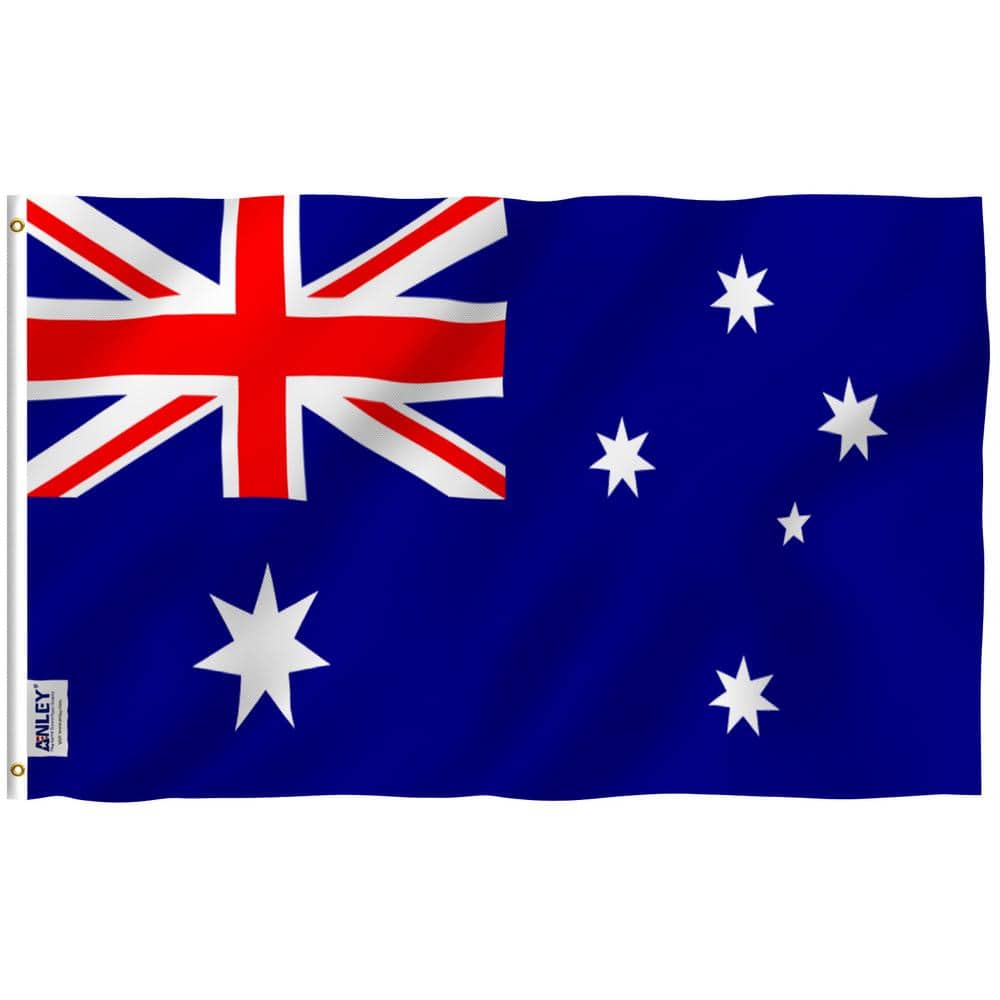 Fly Breeze 3 ft. x 5 ft. Polyester Australia Flag 2-Sided Flags Banner with