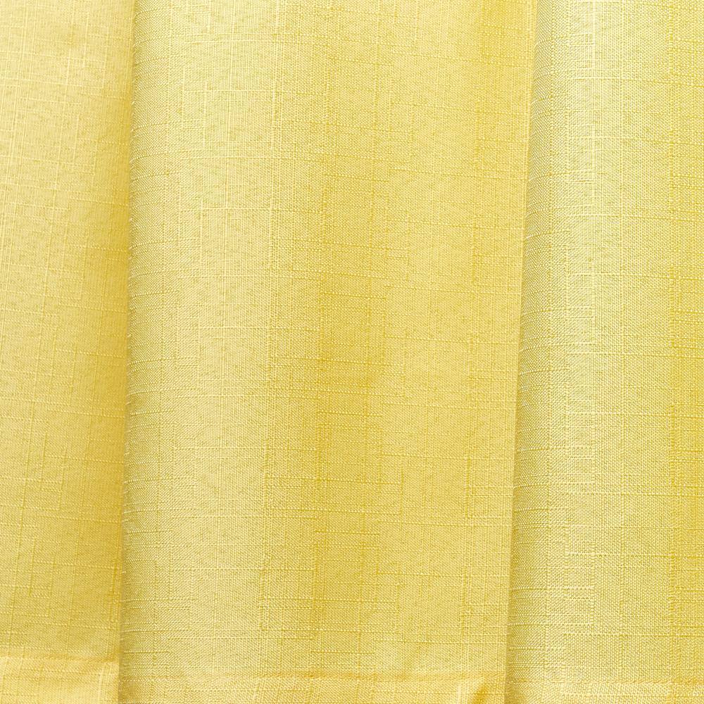 Loha Yellow Light Filtering Grommet Top Window Valance