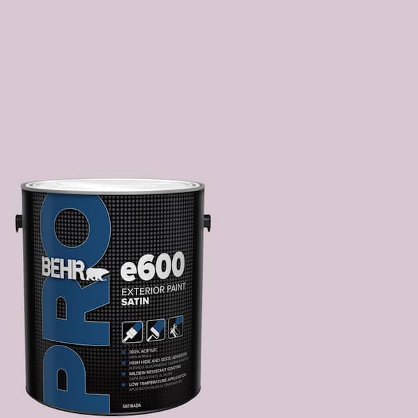 1 gal. #680E-3 Rosy Lavender Satin Exterior Paint