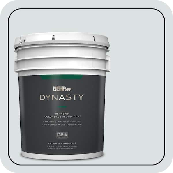 BEHR DYNASTY 5 gal. #ECC-32-2 Beach Wind Semi-Gloss Exterior Stain-Blocking Paint & Primer