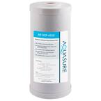 Fortitude 25-Micron Sediment Carbon Dual Purpose Whole House Water Filter 10 in.