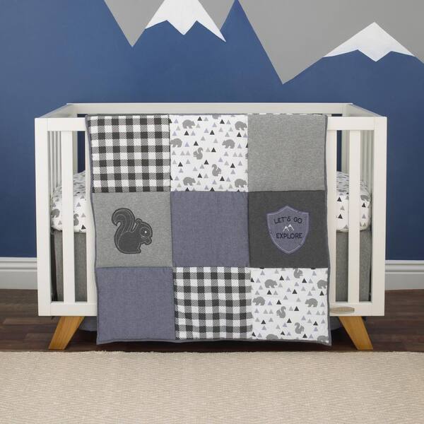 patchwork crib bedding