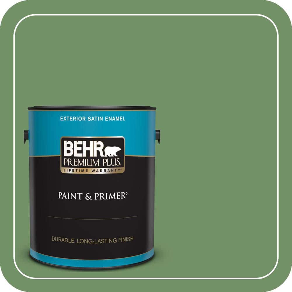 1 gal. #M400-6 Mixed Veggies Satin Enamel Exterior Paint & Primer price history on PriceWatchPro