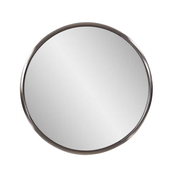 Howard Elliott Yorkville Titanium Small Round Mirror