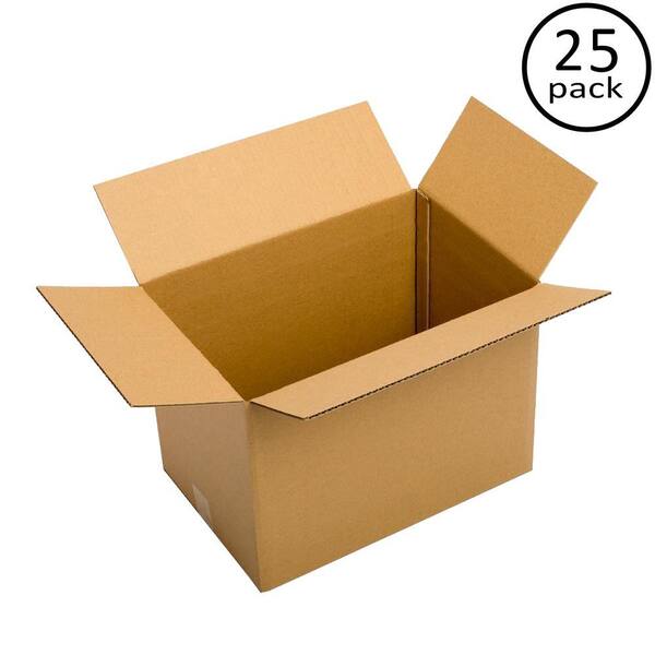 Pratt Retail Specialties 16 in. L x 12 in. W x 10 in. D Moving Box (25-Pack)
