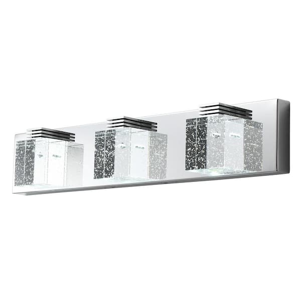 aiwen 23.6 in. 3-Light LED Vanity Light Bathroom Light Fixtures Over Mirror